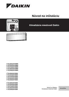FTXJ-AB9.FTXJ-AW9.FTXJ-AS9_Installation manual_3PSK664524-5G_Slovakian download